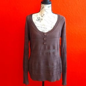 DKNY Jeans Long Sleeve Thin Knit  Sweater Size Medium